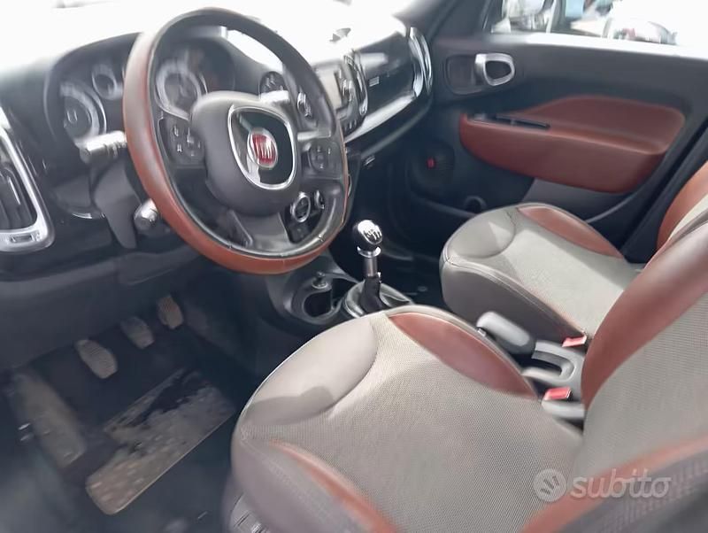 Usata Fiat 500L Trekking 105 CV (77 kW) 2013 Verde Monovolume