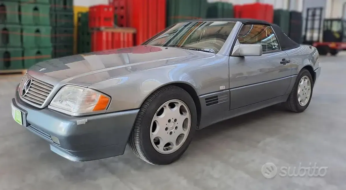 Usata Mercedes SL300 231 CV (169 kW) 1992 Grigio Cabrio