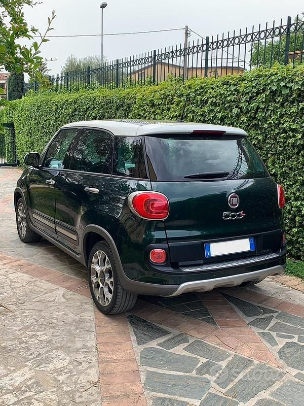 Usata Fiat 500L Trekking 95 CV (69 kW) 2017 Verde Monovolume