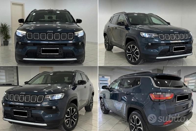 Usata Jeep Compass Limited 130 CV (95 kW) 2022 Blu SUV