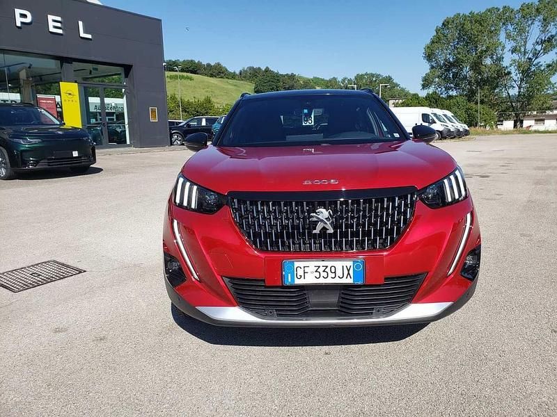 Usata Peugeot 2008 GT-line 102 CV (75 kW) 2021 Rosso SUV