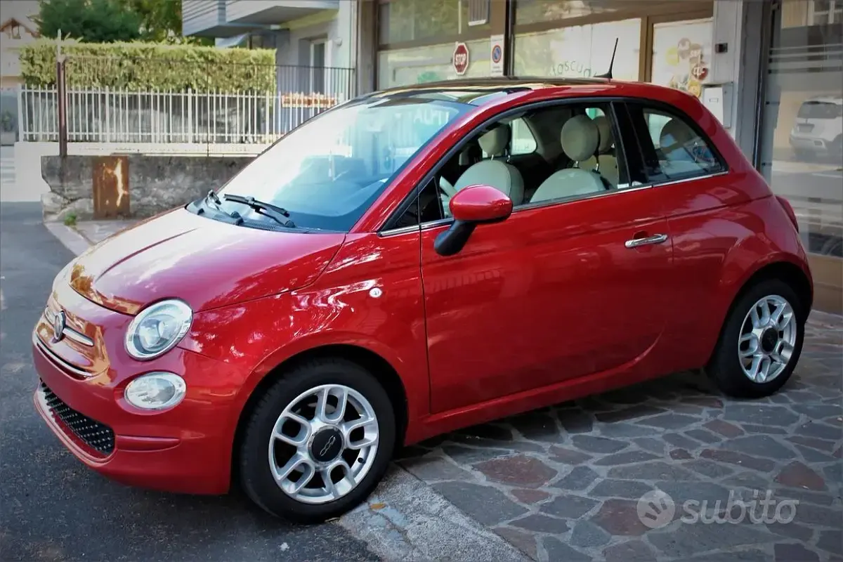 Usata Fiat 500 Lounge 69 CV (50 kW) 2019 Rosso Berlina