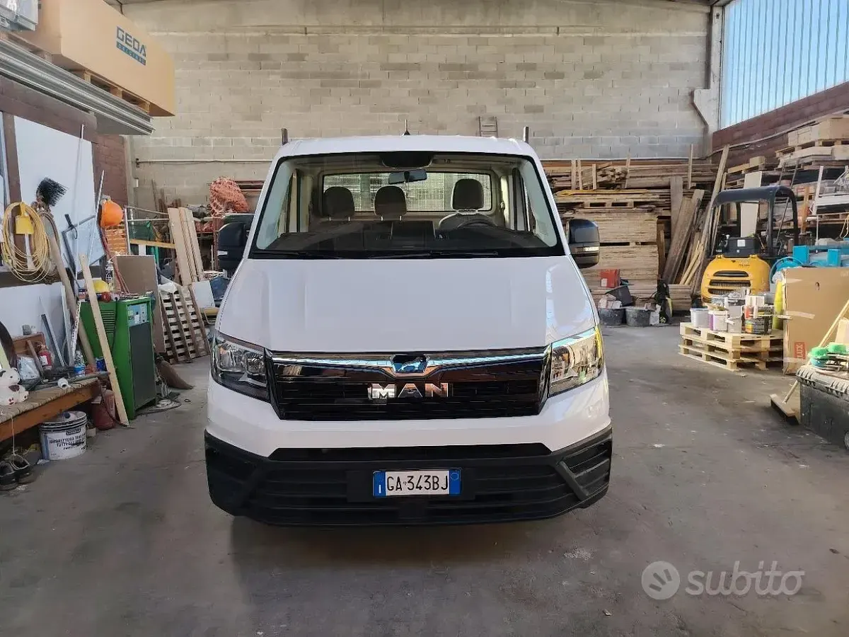 Usata MAN TGE 122 CV (89 kW) 2020 Bianco Furgone