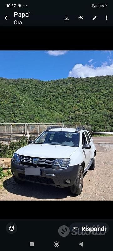 Usata Dacia Duster 110 CV (80 kW) 2016 Bianco SUV