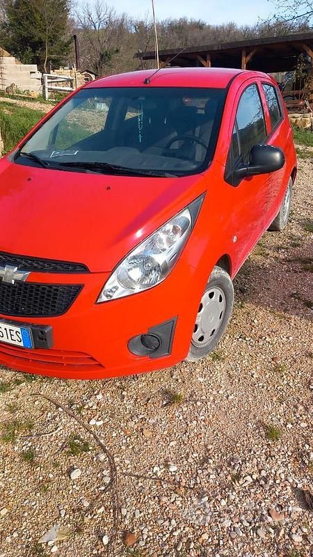 Usata Chevrolet Spark 2012 Rosso Utilitaria