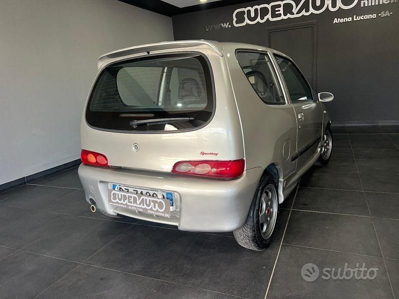 Usata Fiat Seicento Abarth 54 CV (39 kW) 2002 Grigio Utilitaria