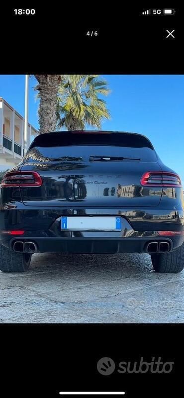 Usata Porsche Macan Turbo 400 CV (294 kW) 2016 Nero SUV