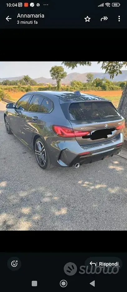Usata BMW 120 M Sport 190 CV (139 kW) 2021 Grigio Utilitaria