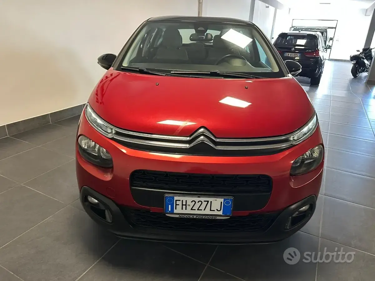 Usata Citroën C3 Shine 75 CV (55 kW) 2017 Rosso Berlina