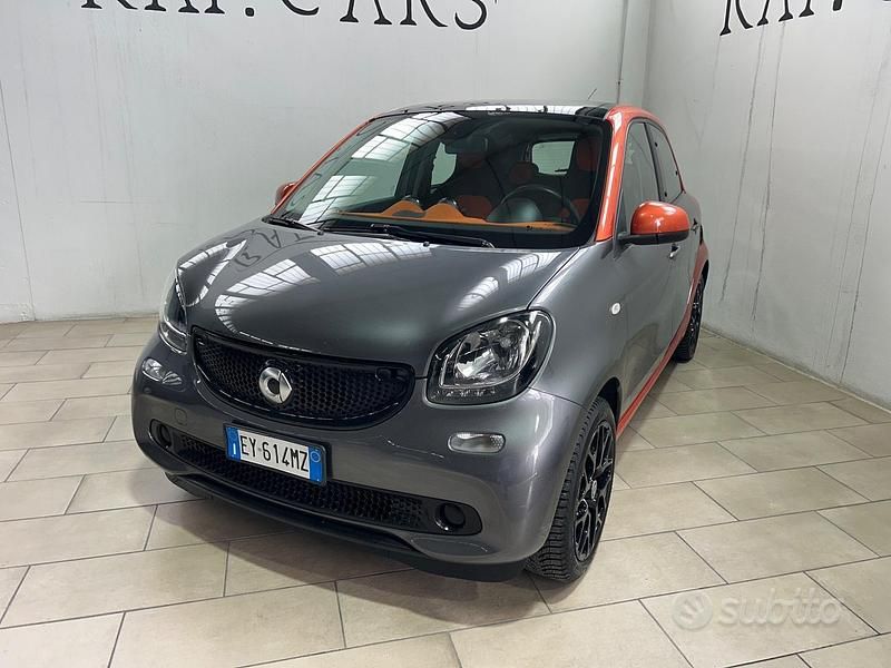 Begagnad Smart ForFour Prime 75 HK (55 kW) 2015 Grå Halvkombi