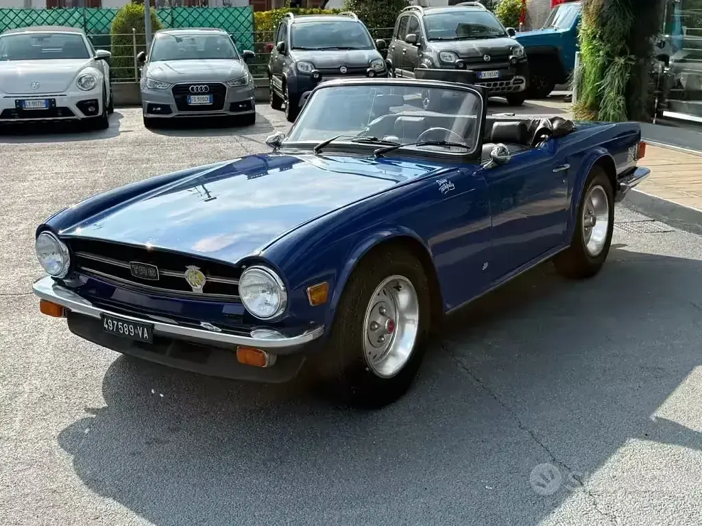 Usata Triumph TR6 150 CV (110 kW) 1970 Blu Cabrio