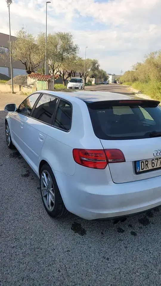 Usata Audi A3 Attraction 140 CV (102 kW) 2008 Bianco Utilitaria