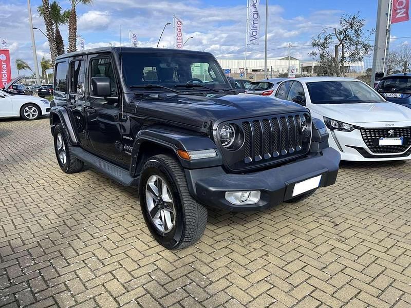 Usata Jeep Wrangler Sahara 272 CV (200 kW) 2021 Grigio SUV