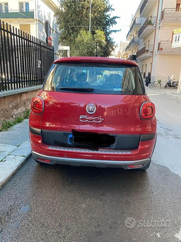 Usata Fiat 500L 95 CV (69 kW) 2021 Rosso Monovolume