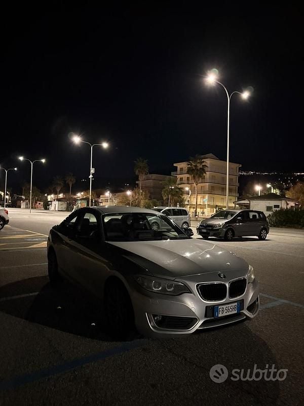 Usata BMW 218 M Sport 143 CV (105 kW) 2015 Grigio Coupé