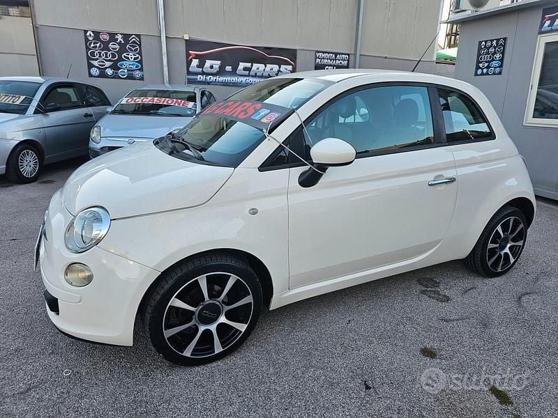 Usata Fiat 500 Pop 69 CV (50 kW) 2009 Bianco Cabrio