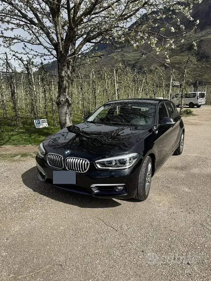 Usata BMW 118 150 CV (110 kW) 2017 Nero Berlina