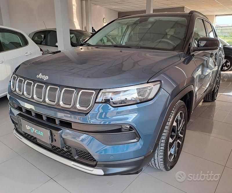 Usata Jeep Compass Limited 130 CV (95 kW) 2022 Blu SUV