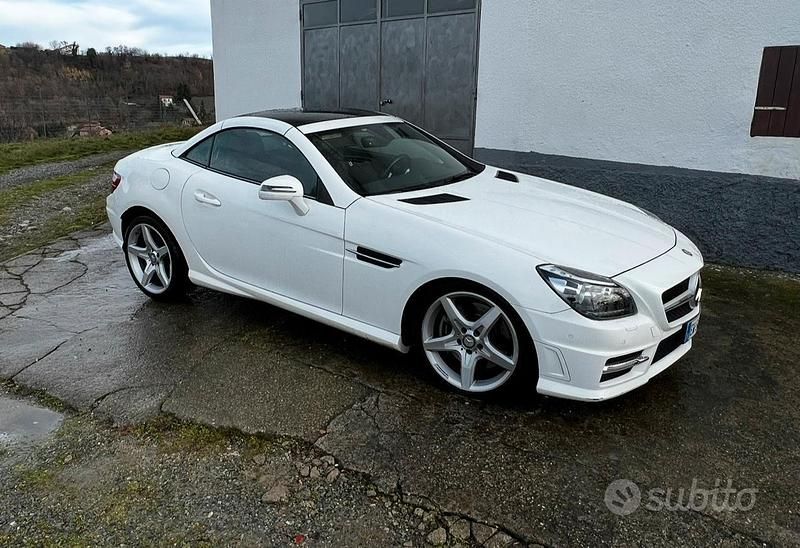 Occasion Mercedes SLK250 Premium 204 ch (150 kW) 2014 Blanc Cabriolet