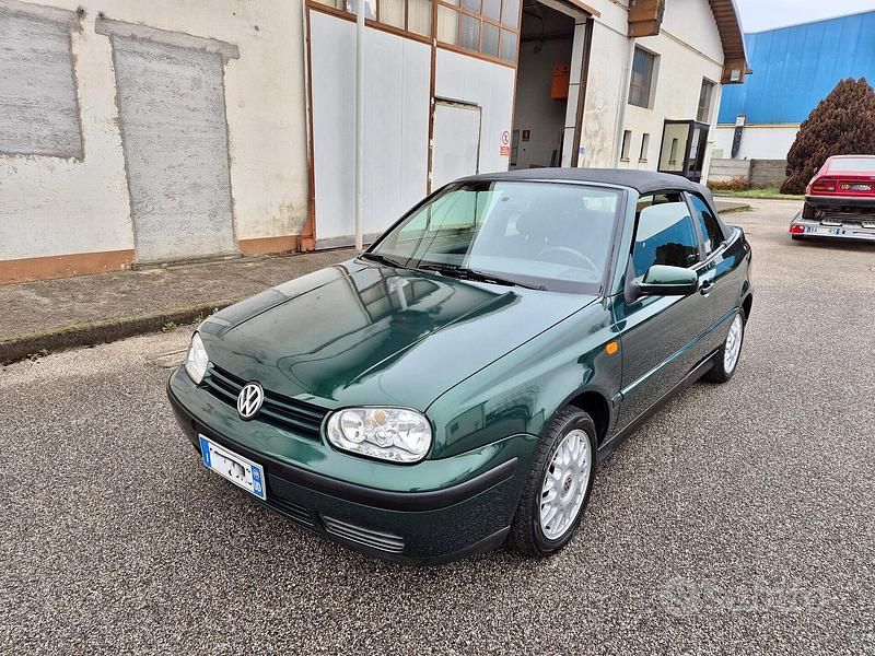 Brugt VW Golf Cabriolet Highline 101 HK (74 kW) 1999 Grøn Cabriolet