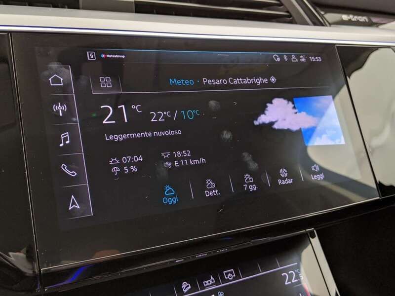 Usata Audi e-tron Advanced 300 kW (408 CV) 2019 Grigio SUV