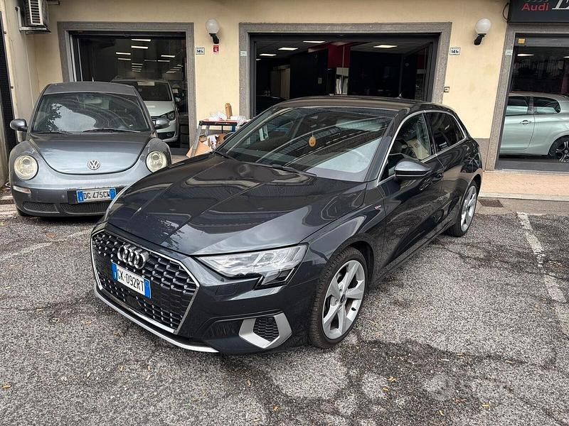 Usata Audi A3 Advanced 150 CV (110 kW) 2022 Grigio Berlina