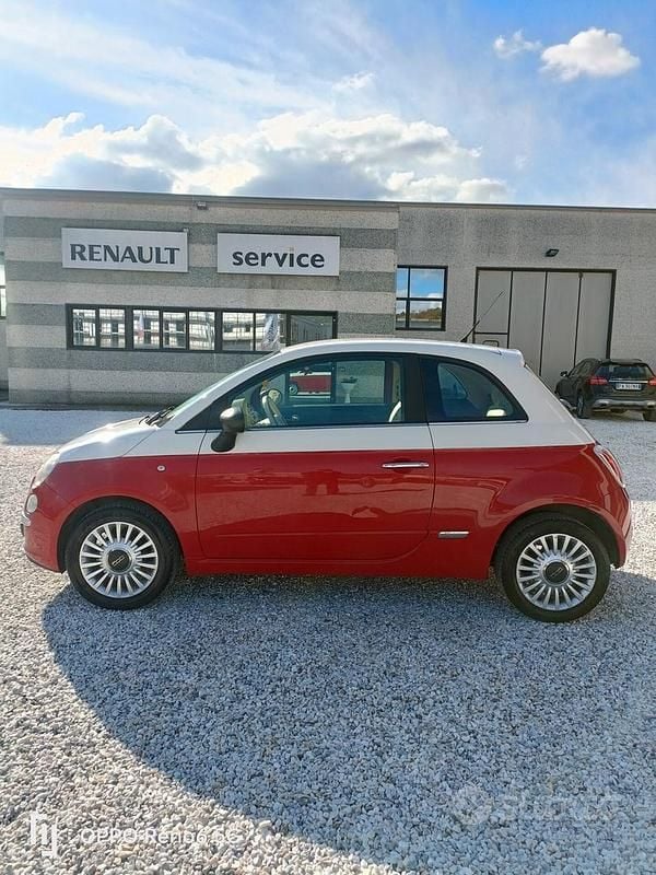 Usata Fiat 500 Lounge 69 CV (50 kW) 2011 Rosso Berlina
