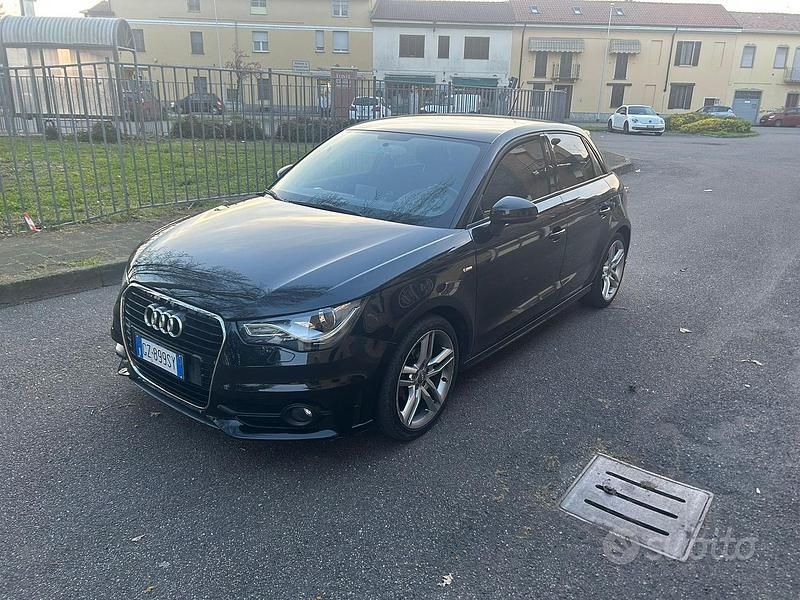 Usata Audi A1 S-Line 90 CV (66 kW) 2013 Nero Utilitaria