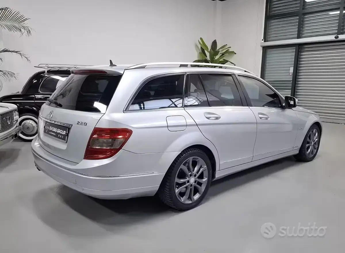 Usata Mercedes C220 Avantgarde 170 CV (125 kW) 2008 Grigio Station wagon