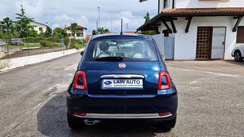 Usata Fiat 500 Lounge 69 CV (50 kW) 2019 Blu/azzurro Utilitaria