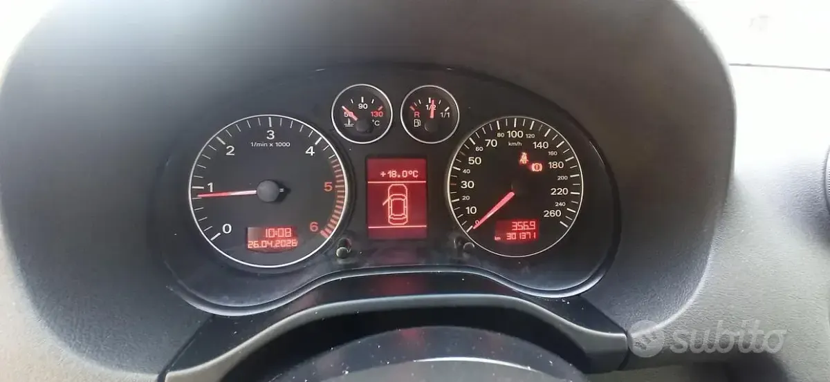 Usata Audi A3 S-Line 140 CV (102 kW) 2007 Nero Utilitaria