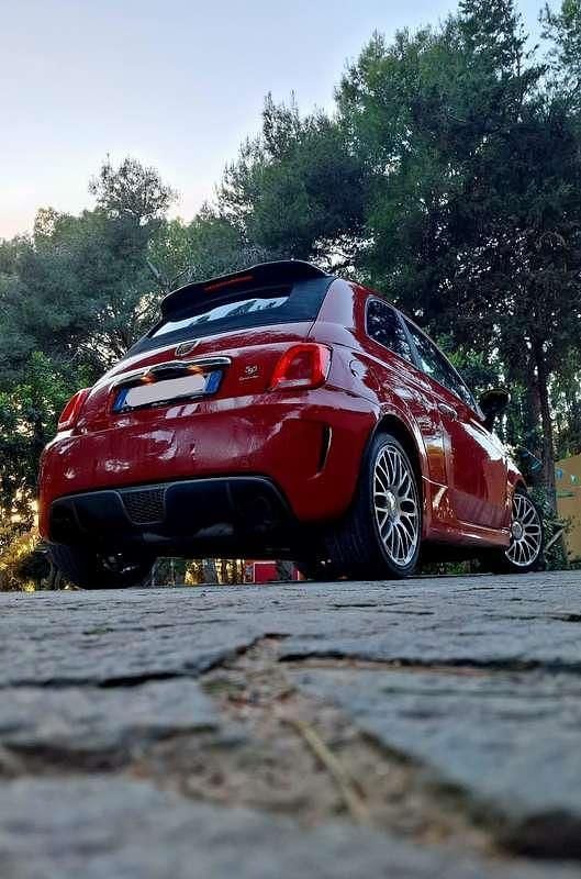 Usata Abarth 595C Competizione 160 CV (117 kW) 2014 Rosso Cabrio
