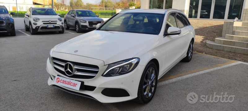 Usata Mercedes C220 170 CV (125 kW) 2015 Bianco Station wagon