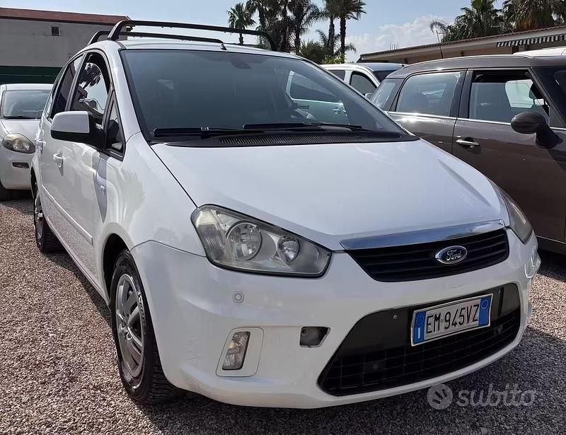 Usata Ford C-MAX Titanium 100 CV (73 kW) 2013 Bianco Monovolume