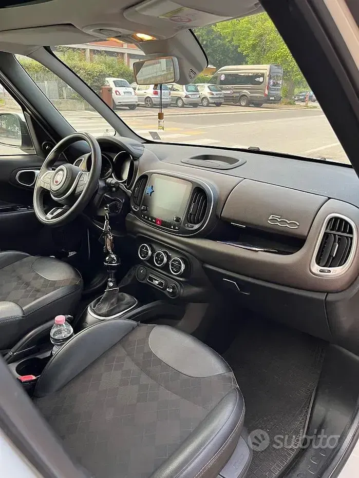 Usata Fiat 500L 95 CV (69 kW) 2019 Bianco Monovolume