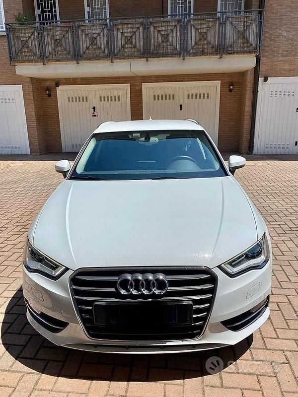 Usata Audi A3 Ambiente 105 CV (77 kW) 2014 Bianco Berlina