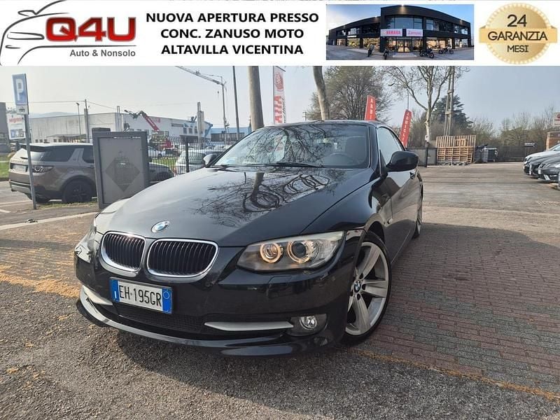 Usata BMW 320 Cabriolet Sport Line 185 CV (136 kW) 2011 Nero Cabrio