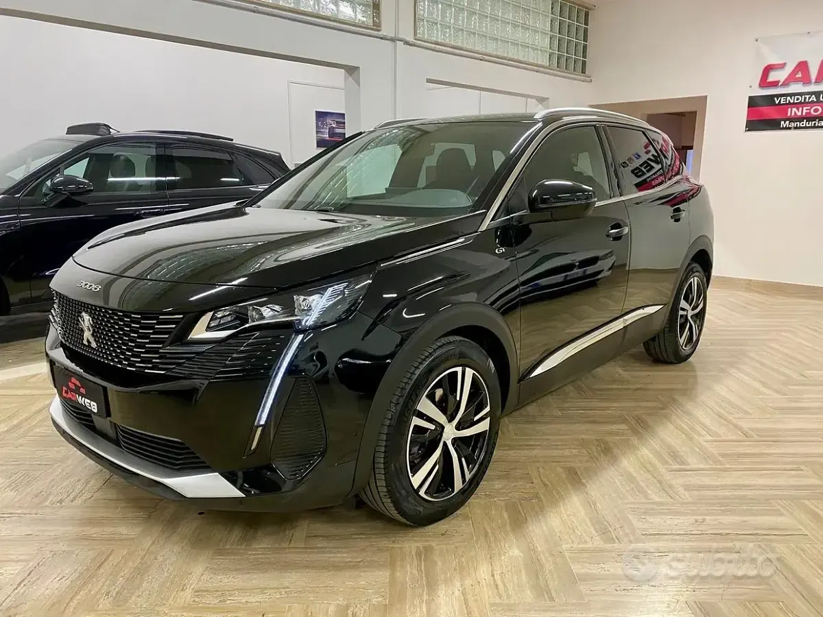 Usata Peugeot 3008 GT 131 CV (96 kW) 2022 Nero SUV