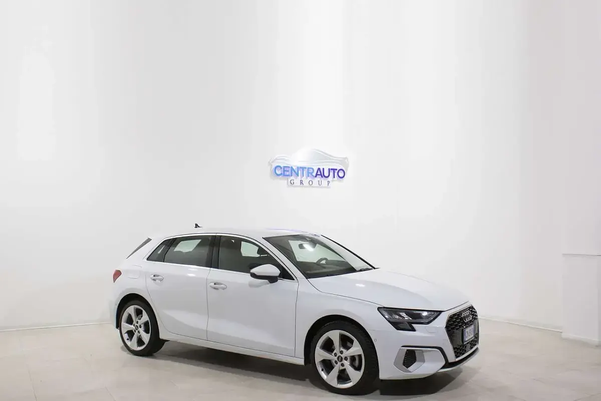 Usata Audi A3 Advanced Plus 116 CV (85 kW) 2022 Bianco Berlina