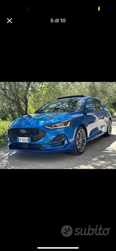 Usata Ford Focus ST-Line X 125 CV (91 kW) 2023 Blu Berlina