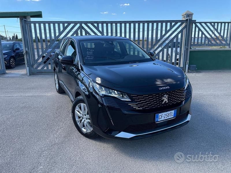 Usata Peugeot 3008 Business-Line 131 CV (96 kW) 2021 Nero Berlina