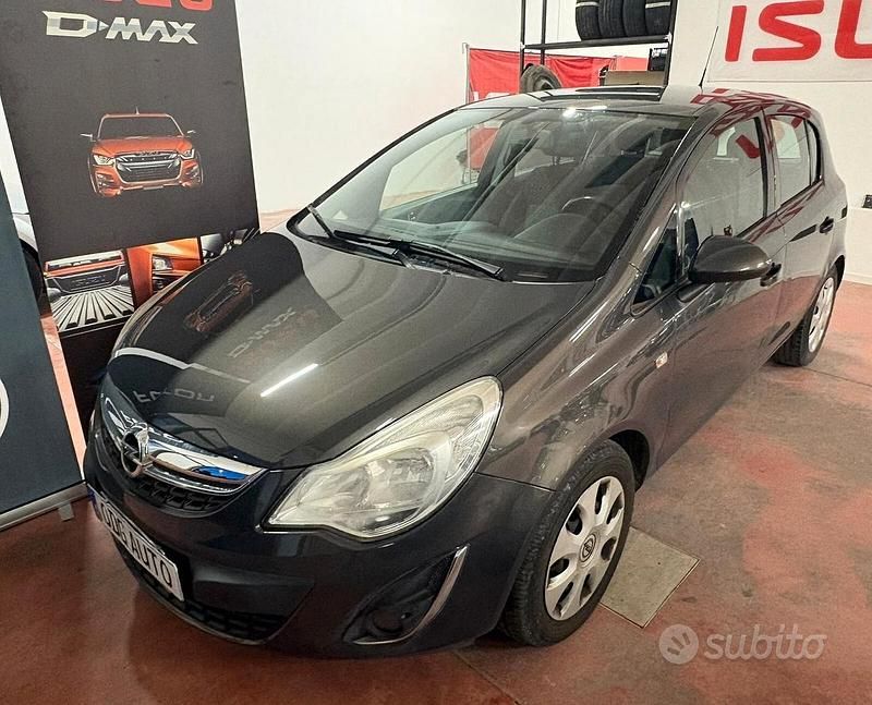 Usata Opel Corsa Eco 85 CV (62 kW) 2014 Grigio Berlina