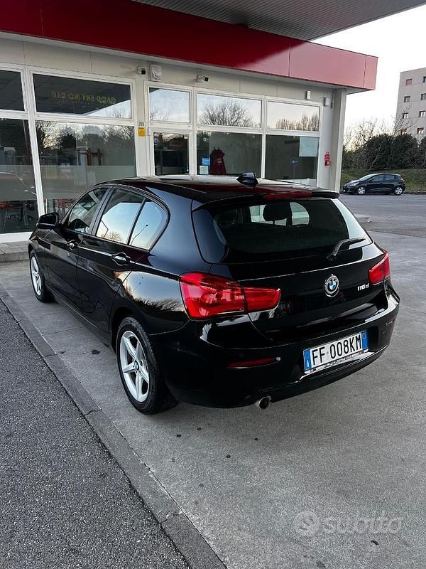 Usata BMW 116 2016 Nero Utilitaria