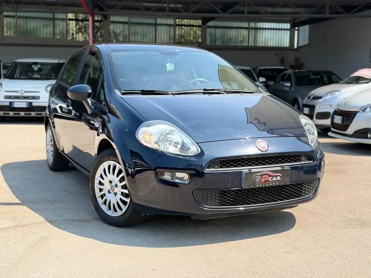 Usata Fiat Punto Street 75 CV (55 kW) 2014 Blu Utilitaria