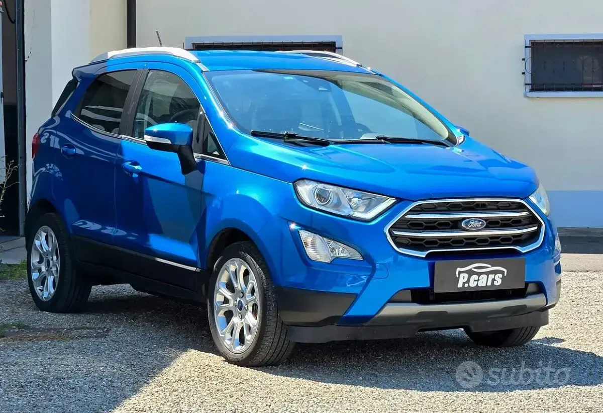 Usata Ford Ecosport Titanium 95 CV (69 kW) 2020 Blu SUV