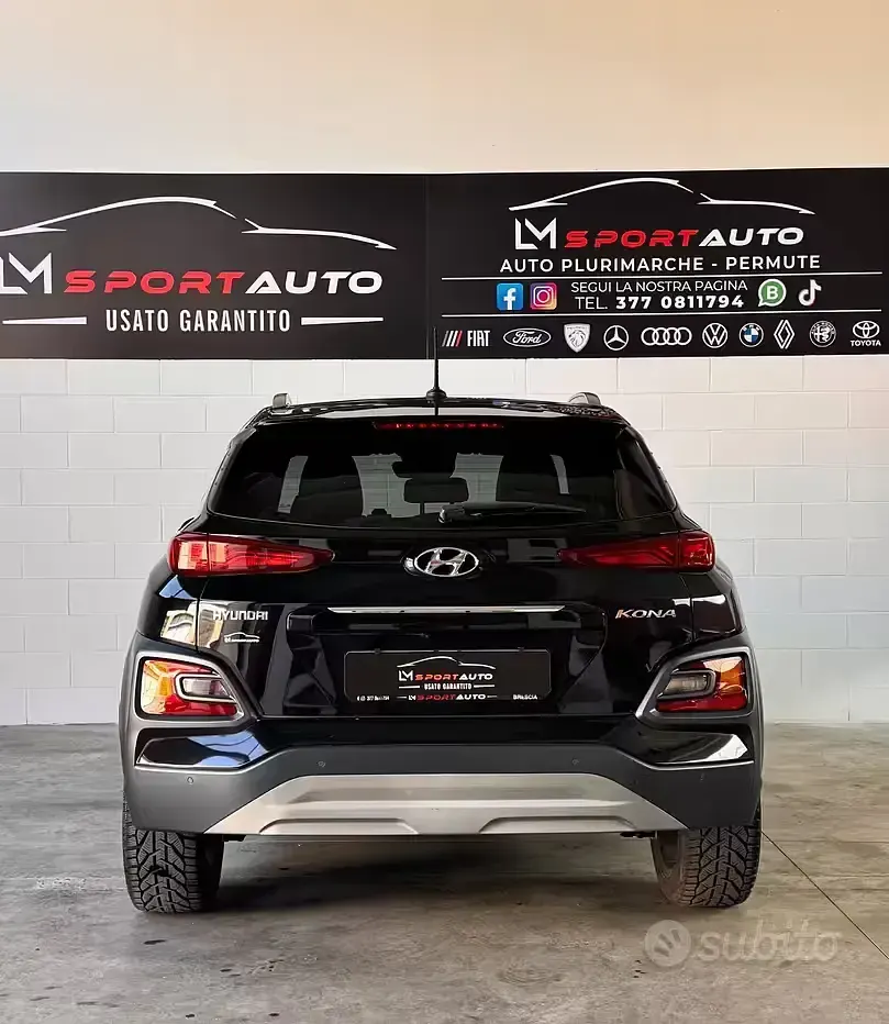 Usata Hyundai Kona 120 CV (88 kW) 2019 Nero SUV