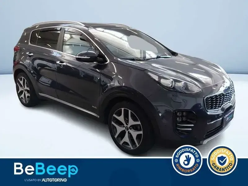 Usata Kia Sportage GT-Line 136 CV (100 kW) 2018 Grigio scuro metallizzato SUV