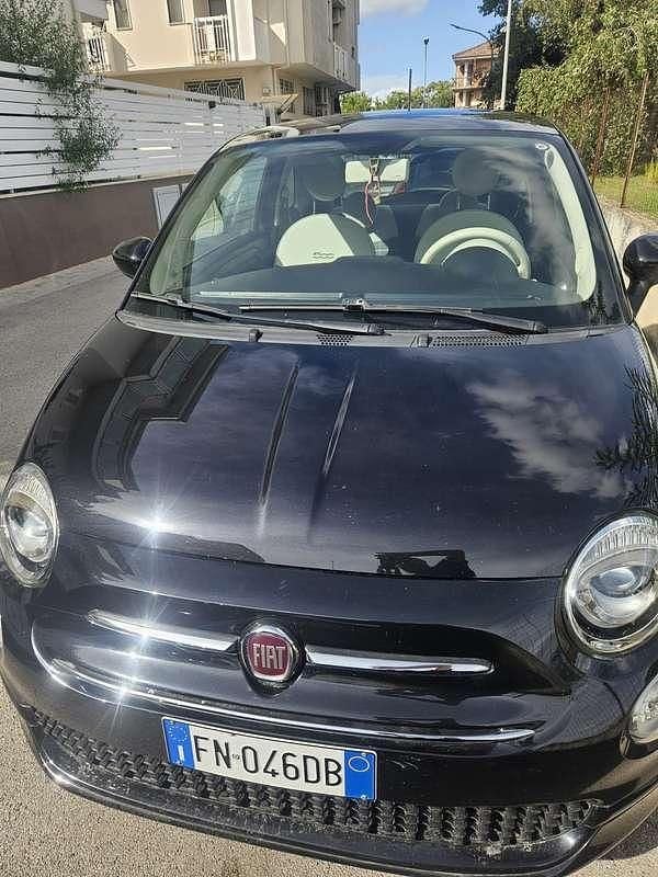 Usata Fiat 500 Lounge 95 CV (69 kW) 2018 Nero Utilitaria