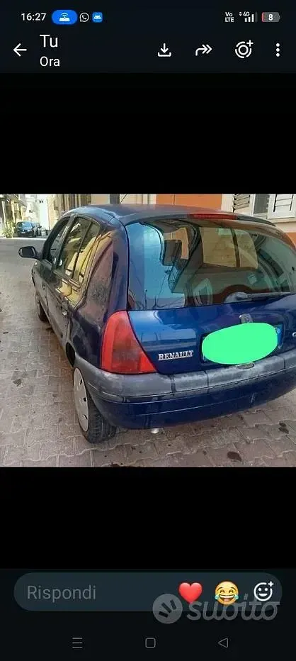 Usata Renault Clio 58 CV (42 kW) 1999 Bluazzurro Berlina