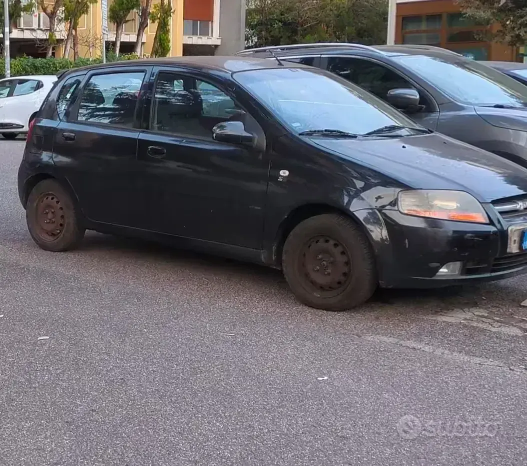 Usata Chevrolet Kalos 72 CV (52 kW) 2007 Nero Berlina